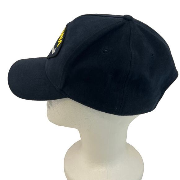 USS Iowa BB-61 Baseball Cap Navy Blue Embroidered Ship Hat Snapback Adjustable - Picture 5 of 5